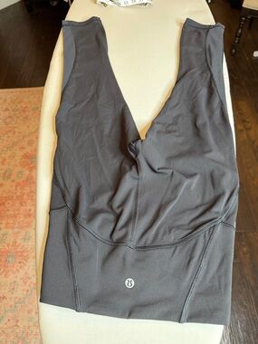 lululemon athletica Black High-Rise Leggings with Subtle Logo